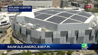 Rauw Alejandro performs at Golden 1 Center Tuesday