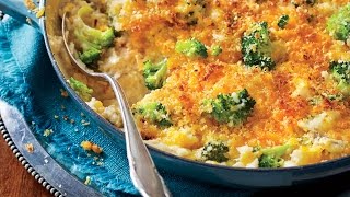 Subscribe to southern living: http://bit.ly/1ptvkbe we've revamped the
old-school version of a classic casserole. this recipe trades frozen
broccoli and cann...