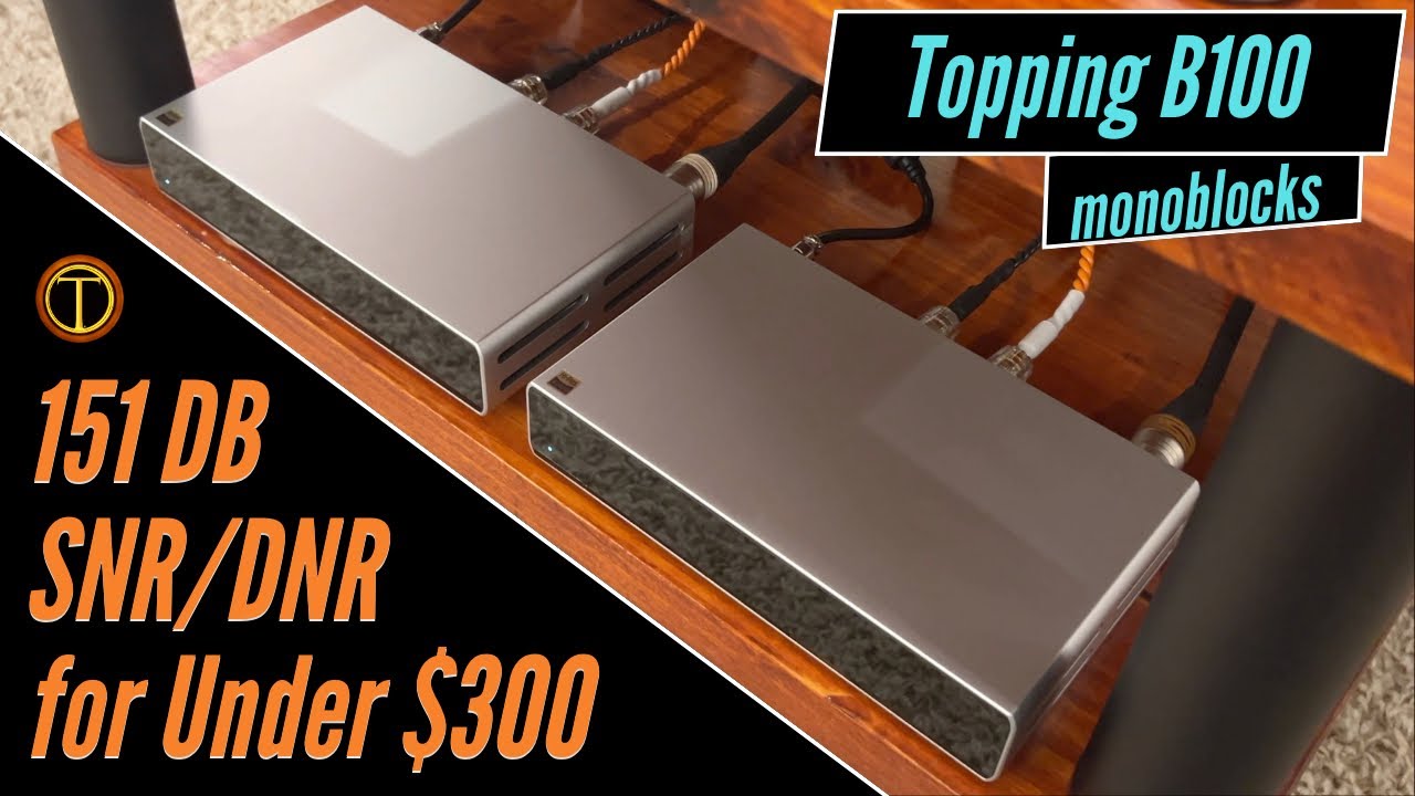 Topping B100 T'ang-ku-la Power Mono Amps Review - YouTube