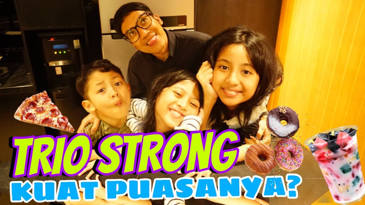 AYAH DESTA BIKIN TAKJIL UNTUK BUKA PUASA BARENG TRIO STRONG! EMANG PUASA.. eh BISA?
