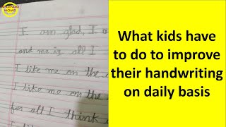 Primary class बच्चों की Handwriting कैसे Improve करे