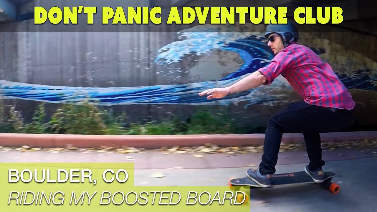 Riding My Boosted Board (Boulder, CO) - YouTube