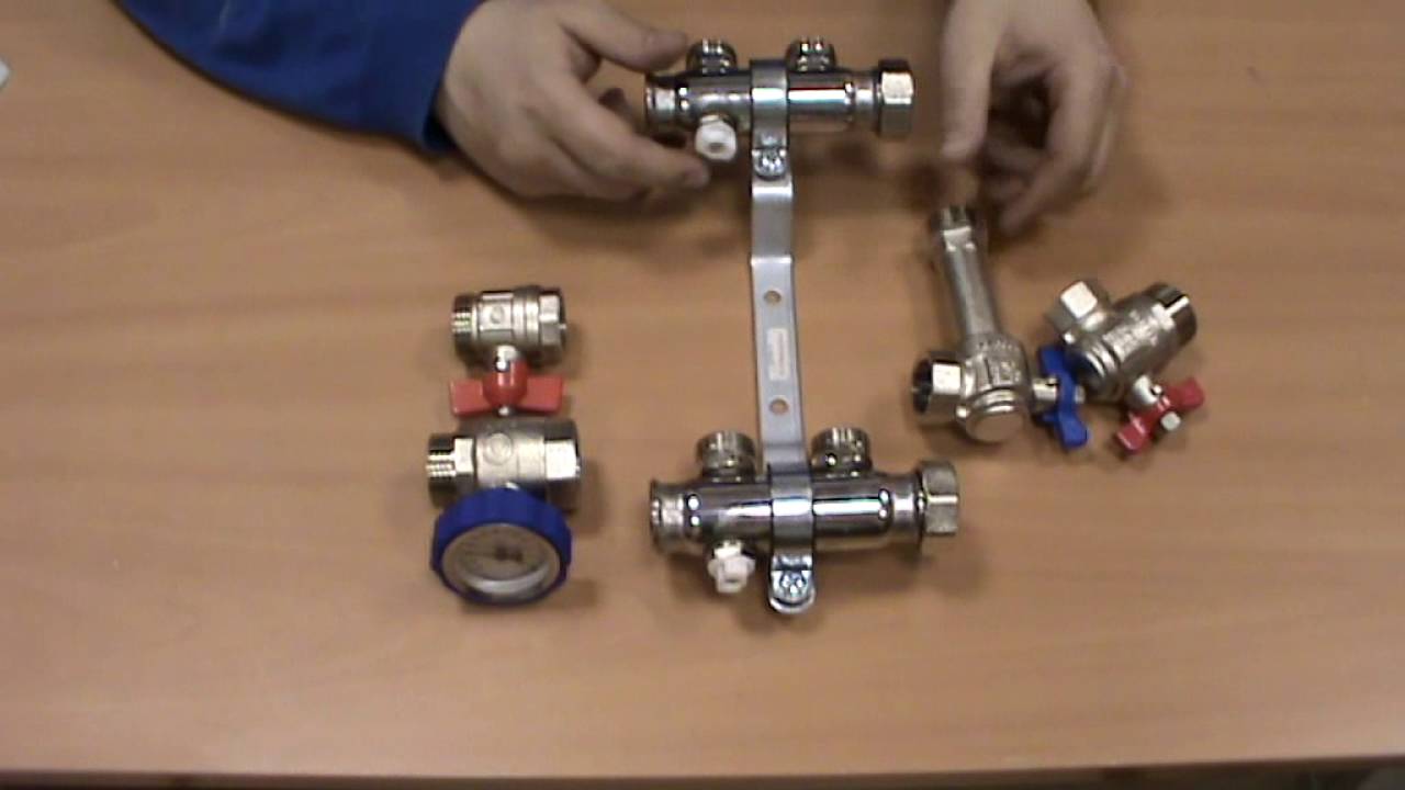 Кран для коллектора - YouTube