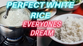 HOW TO COOK WHITE RICE PERFECT - how you've been cooking rice wrong your entire life - find out now!