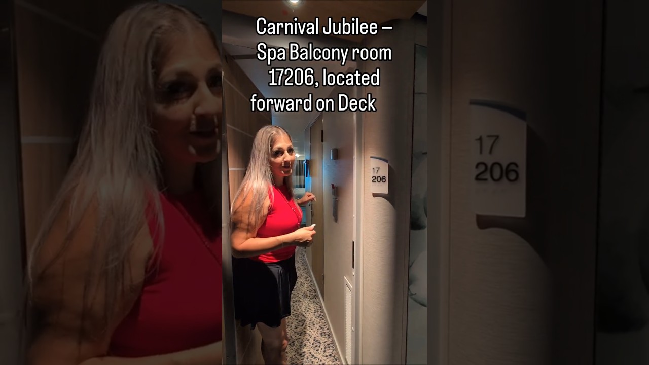 Forward Spa Balcony Cabin Room Tour — Carnival Jubilee