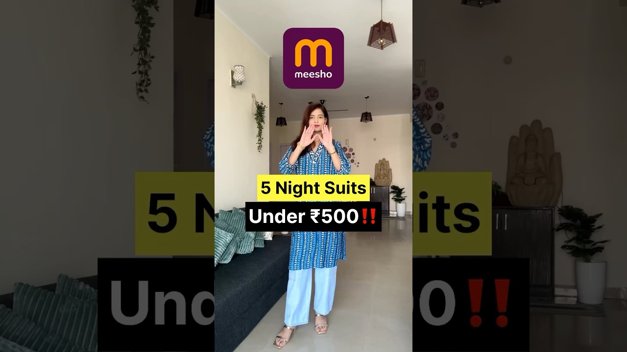Meesho Night Suit Haul Under ₹500 | 