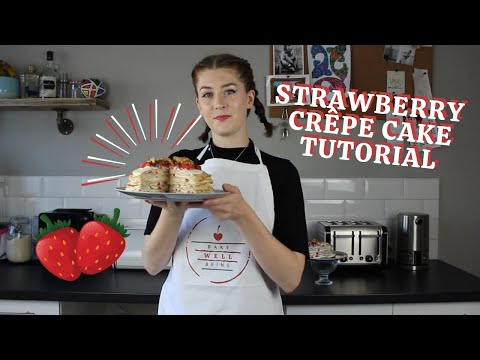 Video: Pancake Cake Na May Strawberry
