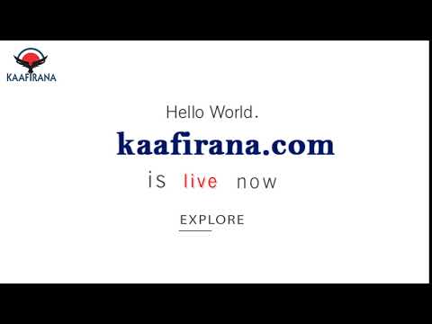 Kaafirana website has officially launched now