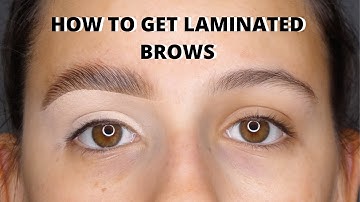 HOW TO GET LAMINATED BROWS USING SOAP BROW \\ FLUFFY BROWS