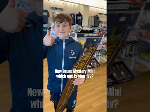 New Bauer Mystery Mini Hockey Hockeyshorts Kraken Nhl Jrkraken Bauer Bauerstick Funnyshorts 12U 