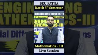 Engineering Mathematics-III | Partial Differential Equations(PDE) Introduction | B.Tech 3rd Sem #beu