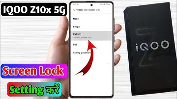 Iqoo z10x 5g screen lock setup kaise kare | pattern lock setting in iqoo z10x 5g