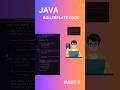 Understanding Java programming Basics and  Boilerplate Code 🖥️❤️#shorts #ytshorts #viralvideo