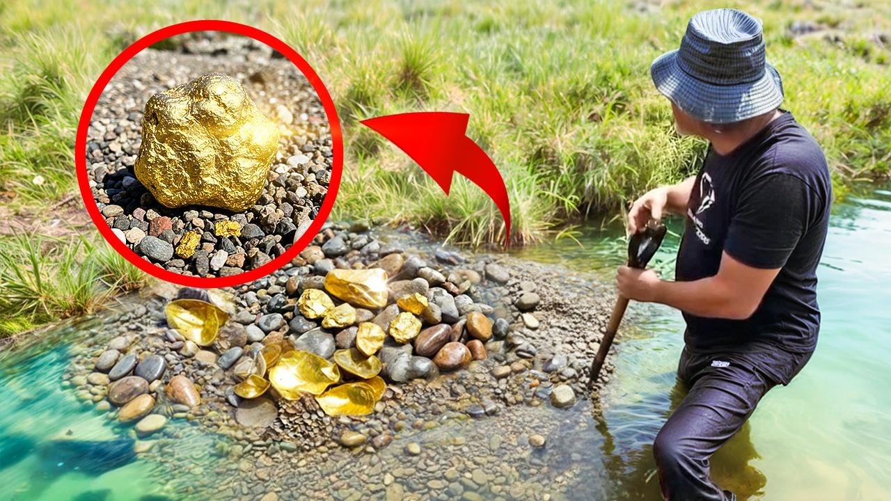 Как найти золото в реке.