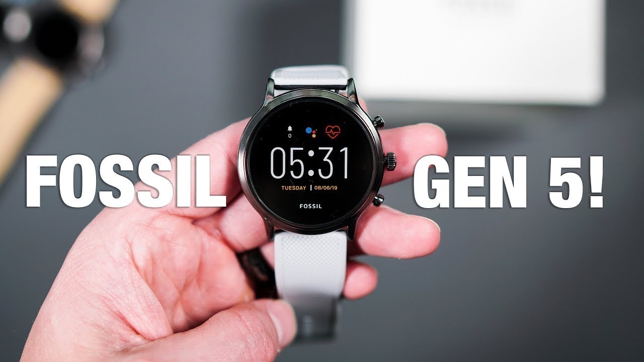 Fossil Gen 5 Julianna Stainless Steel Touchscreen Smartwatch with