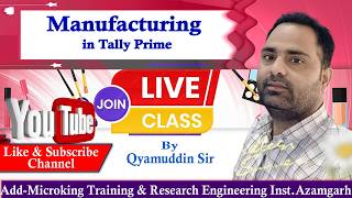 Manufacturing in Tally Prime