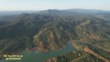 Toàn Cảnh Hồ Đảo Ngọc Lộc Tân, Bảo Lộc nhìn Từ Trên Cao