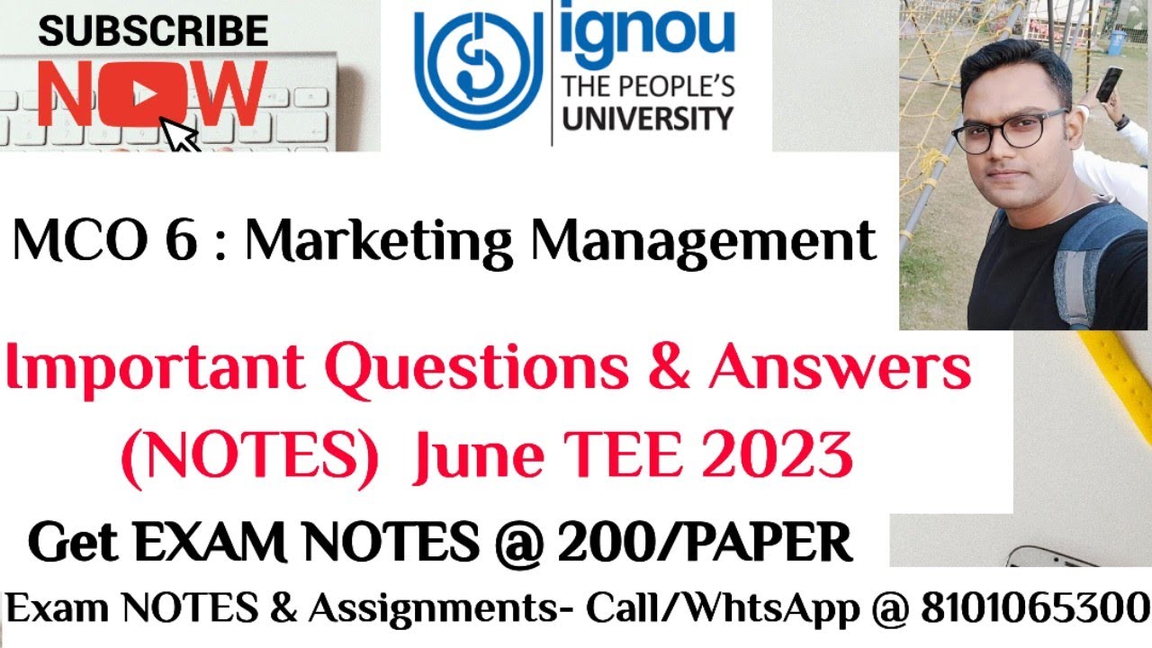 IGNOU : MCOM : MCO 6 : IMPORTANT QUESTIONS & ANSWERS (NOTES) FOR JUNE ...
