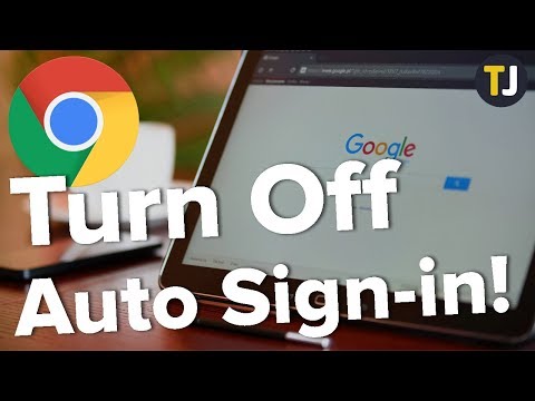 Video: Hvordan deaktiverer jeg Chrome-pålogging?