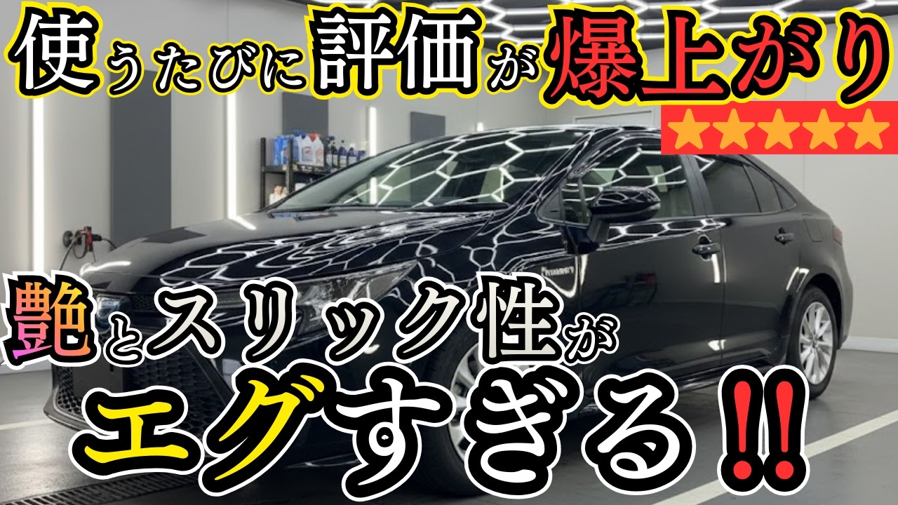 【洗車】サボり続けた社用車カローラを徹底洗車！足回りから塗装面まで漆黒の艶が復活