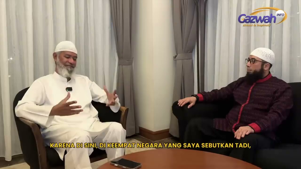 USTADZ KHALID BASALAMAH JUMPAI DR. ZAKIR NAIK & SYAIKH FARIQ NAIK (2025) – GAZWAH INFO