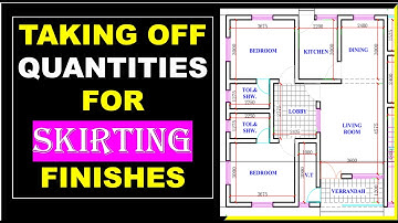 HOW TO TAKE OFF QUANTITIES FOR SKIRTING