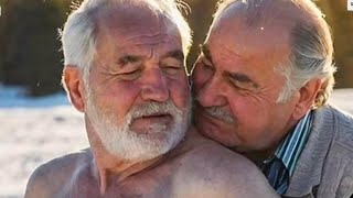 Bear Older Gay Couple Daddy Fun Scene 😱👇🔥