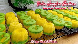 HASIL 50 PCS BOLU KUKUS NANGKA PANDAN SUPER LEMBUT ENAK BANGET 100% LAYAK JUAL