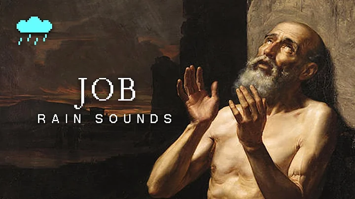 Fall Asleep to the Book of Job with Rain Sounds | Black Screen Bible Reading