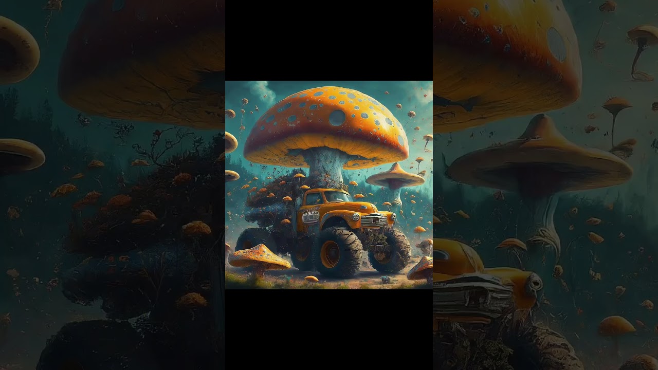 Forget gas, this ride runs on pure fungi power! Buckle up for a wild ride in the Shroominator 🍄