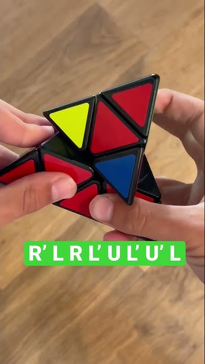 Rubik’s Pyraminx last layer algorithm. flipped edge solution! - YouTube
