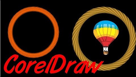 Corel Draw Tips & Tricks Twisted Rope around a Circle MAYBE