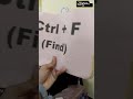 Komputer praktek CTRL+F