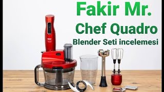 Fakir Mr. Chef Quadro Blender Seti Tanıtımı