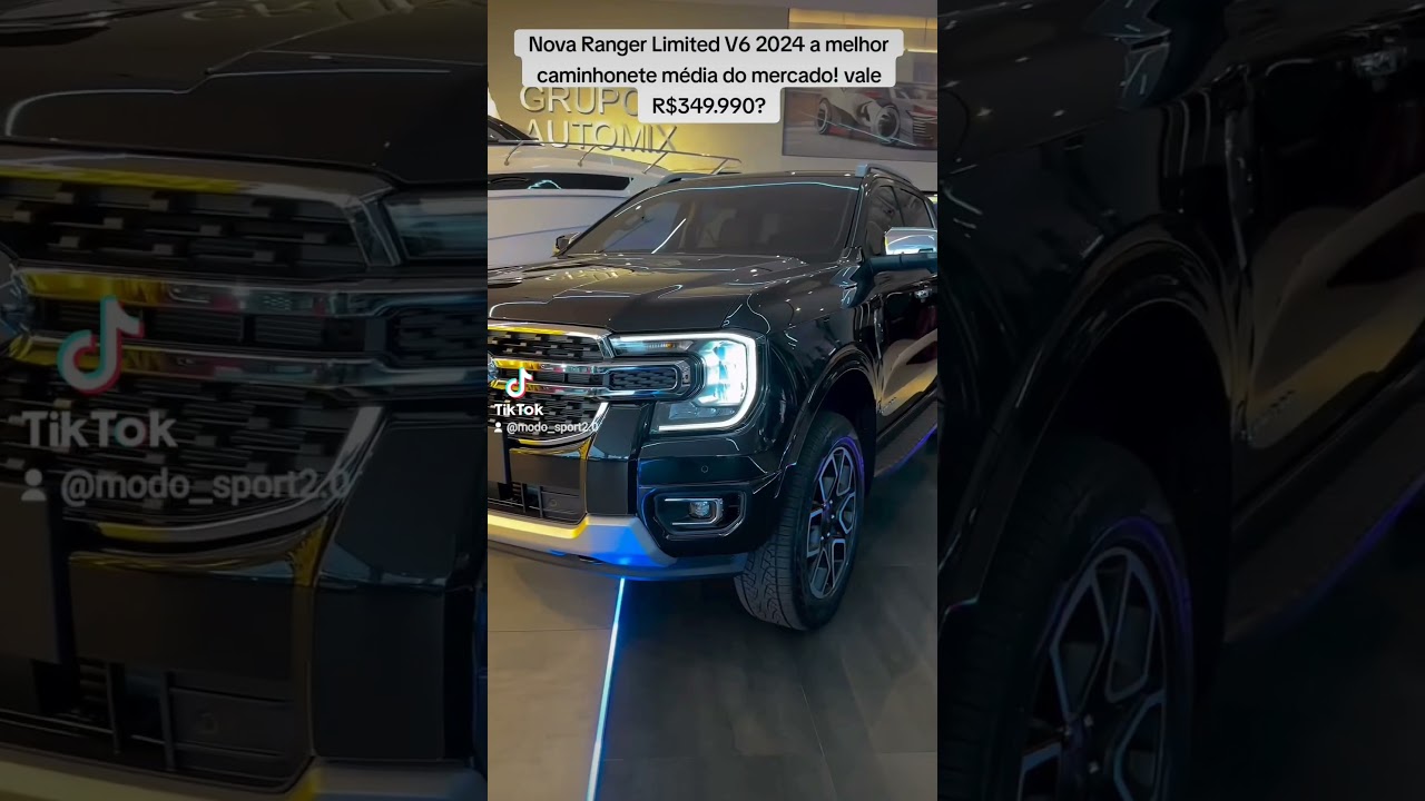 Nova Ranger Limited V6 2024 a melhor caminhonete média do mercado! vale R$349.990?
