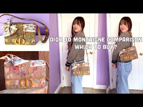 Dior 30 Montaigne Comparisons Micro, Small, East West How It Looks On Me,  What Fits, Which To Buy 