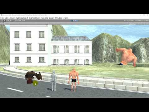 Unity5 3D人物設定