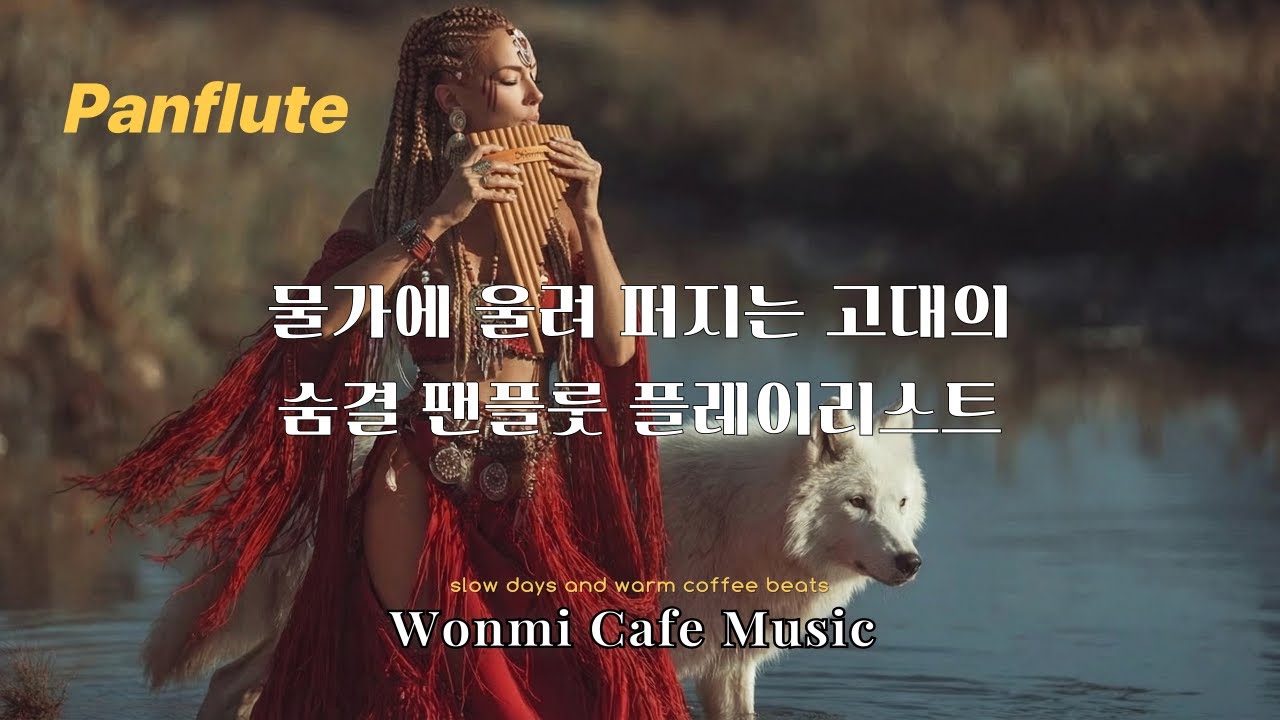 [Playlist] 물가에 울려 퍼지는 고대의 숨결을 느끼는 팬플룻 플레이리스트 |카페음악|일할때|공부할때|힐링음악|커피음악|로파이|재즈|감성음악|