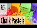 Chalk Pastels on Polymer Clay (Solid and Liquid Clay)