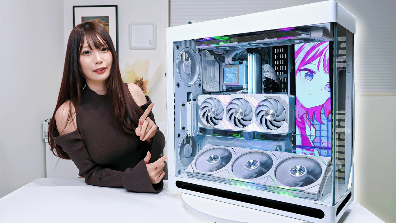 【自作PC】日本初上陸！ファンが主役の大画面ディスプレイが搭載できるPCケース『Havn HS420 VGPU』