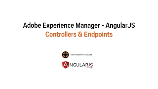 Working With Angular Inside AEM - Controllers & Endpoints