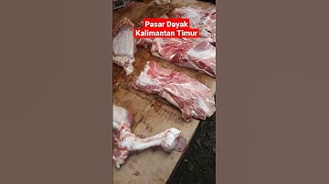 Pasar Dayak Samarinda Kalimantan Timur IKN #short #shorts