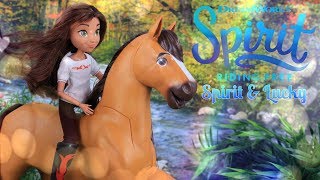 by request: Today on Unbox Daily we review the Dream Works Spirit Riding Free Spirit & Lucky combo pack!! with a giant 14" Spirit 