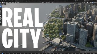 Create Popular Cities In Blender Easily!