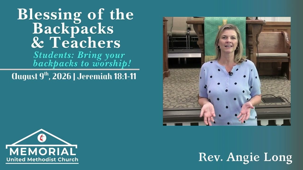 This Sunday at Memorial  | August 9th, 2026