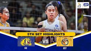 NU vs UST | SET 5 HIGHLIGHTS | UAAP SEASON 88 WOMEN’S VOLLEYBALL ROUND 2 | APR 22, 2026