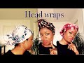 How to Tie head wraps , turban, bun tutorial