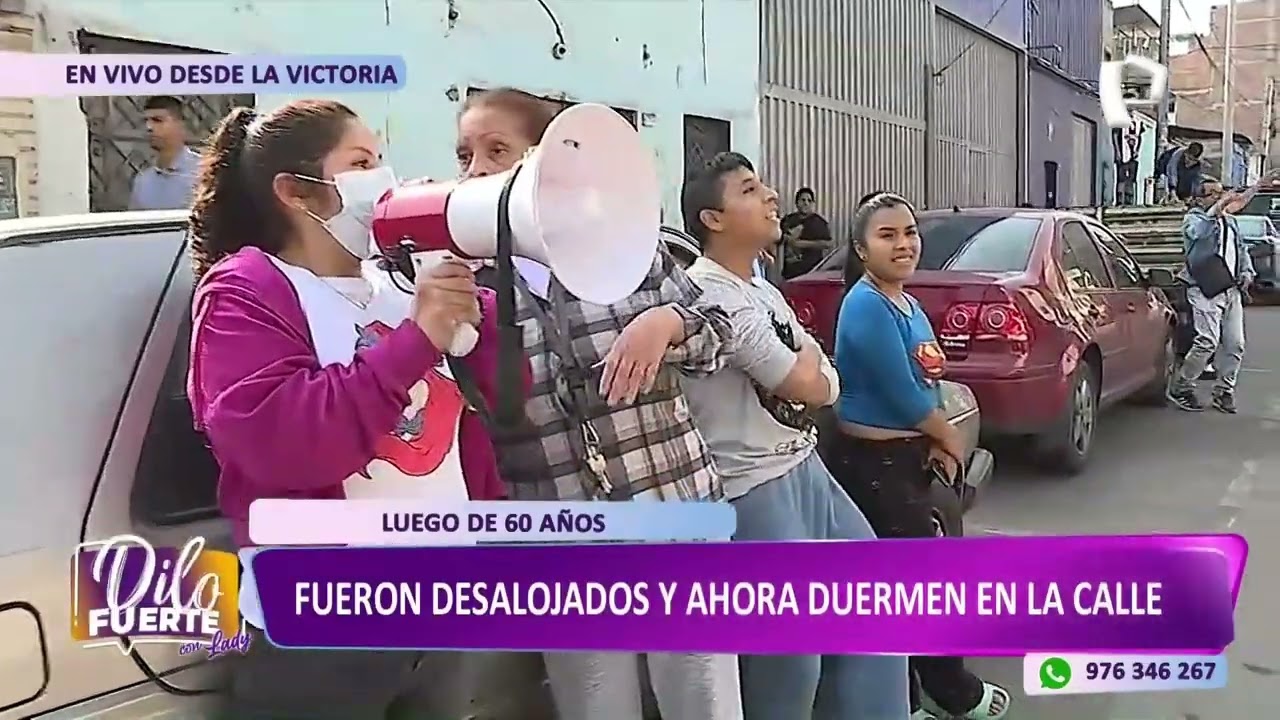 La Victoria: Ancianos son desalojados de su casa mientras dormían
