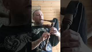 soundsample of bagpipes in A  #bagpipes #dudelsack #music #mittelalter #medieval #handmade