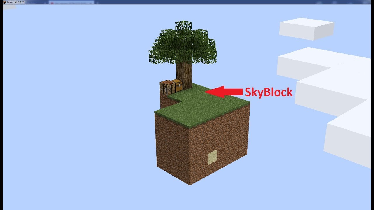 как сделать скайблок в майнкрафте #8